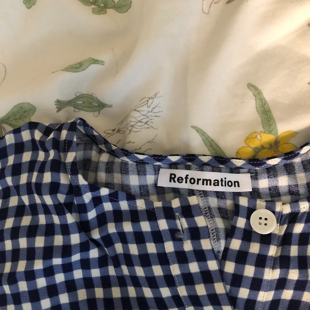 Reformation Vikki Dress - Madison Check